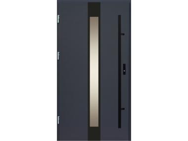 Drzwi zewnętrzne Energo Stratus Agar 10N L antracyt DOORPOL