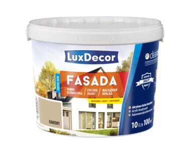 Zdjęcie: Farba fasadowa kawowa 10 L LUXDECOR