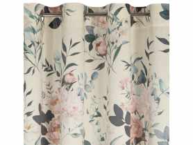 Zasłona gotowa Rosita 140x250 cm kremowo-różowa EUROFIRANY