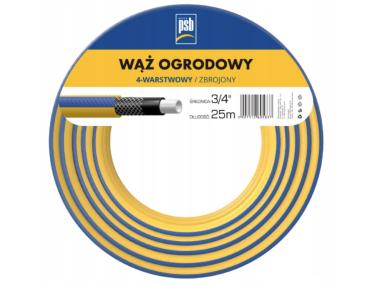 Zdjęcie: Wąż ogrodowy 4 warstwowy 3/4 - 25 m PSB