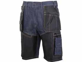 Spodenki krótkie jeans. niebieskie ze wzmocnieniami, "xl", CE, LAHTI PRO
