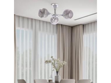 Zdjęcie: Lampa wisząca Cesar 3x40 W E27 srebrny CANDELLUX