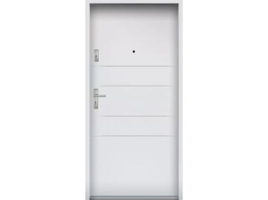Zdjęcie: Drzwi wejściowe do mieszkań Bastion A-30 Biały 80 cm (NW) prawe ODP KR CENTER