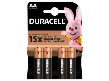 Zdjęcie: Baterie alkaliczne AA LR06 - 4 szt. DURACELL