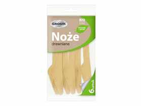 Noże drewniane eko 6 szt. GROSIK