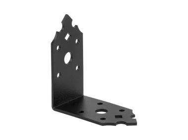 Zdjęcie: Kątownik łącznik 80x80x40 mm ozdobny czarny METRO