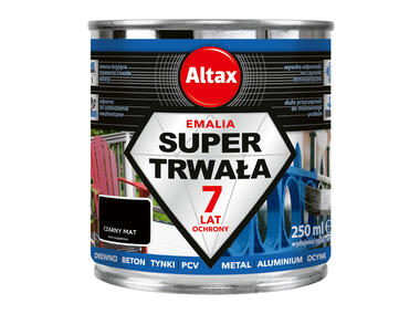 Zdjęcie: Emalia Super Trwała 0,25 L czarny mat ALTAX