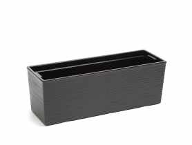 Kwietnik BEGONIA 190x560 dłuto - grafit metalik