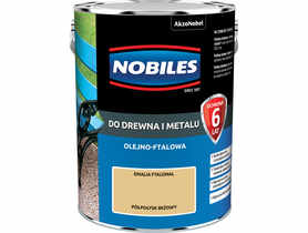 Farba ftalowa do drewna i metalu Ftalonal 5 L beżowy NOBILES