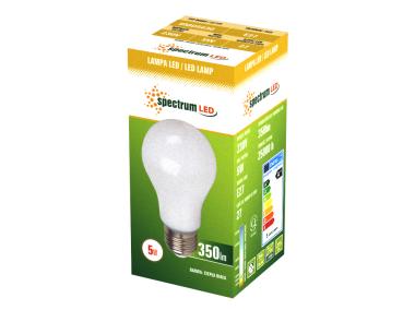 Zdjęcie: Żarówka LED GLS E27 5 W WW ciepły biały SPECTRUM