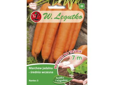 Zdjęcie: Marchew jadalna Nantes 3 taśma 7 m W.LEGUTKO