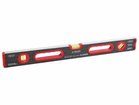 Poziomica aluminiowa 1200 mm, 3 libelki z uchwytem na dłonie PROLINE