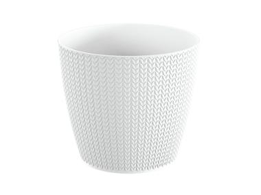 Zdjęcie: Doniczka Wheaty biały 22 cm PROPERPLAST