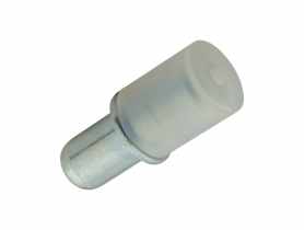 Podpórka do półki 5 mm, 4 szt ocynk, biała METRO