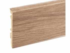 Listwa przypodłogowa PVC Masterline 1,3x8 cm, 2,2 m Tea brown Mat CEZAR