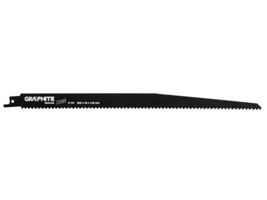 Zdjęcie: Brzeszczot do piły szablastej HCS, 300 x 19 x 1.25 mm, 6TPI GRAPHITE
