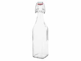 Butelka kwadratowa Spiżarnia Pani Domu z klipsem 1000 ml ALTOM DESIGN