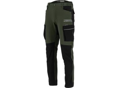 Zdjęcie: Spodnie Stretch zielono-czarne "M", CE, LAHTI PRO