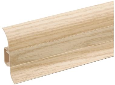 Zdjęcie: Listwa przypodłogowa PVC Premium Classic 22x59 mm; 2,20 m Dąb Cavalion Mat CEZAR