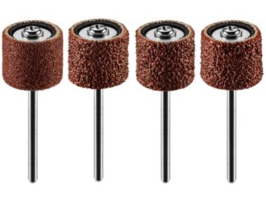 Zdjęcie: Taśma szlifierska 12,7 mm, K60, K80, K120, K240, zestaw 100 sztuk+trzpień 3,2 mm, 2 sztuki GRAPHITE