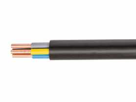 Kabel elektroenergetyczny YKY 5x6 żo 0,6/1kV (krążek 100 m) ELEKTROKABEL