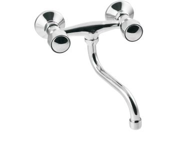 Zdjęcie: Bateria umywalkowo-zlewkozmywakowa Modena chrom, S 16 cm INVENA