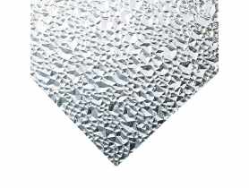Szkło z polistyrenu, punkty diamentowe przejrzyste 100x200 cm ROBELIT