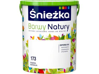 Zdjęcie: Farba Barwy Natury biały 173 5L ŚNIEŻKA