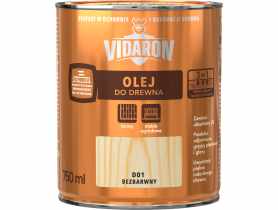 Olej do drewna bezbarwny D01 0,75L VIDARON