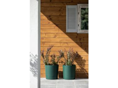 Zdjęcie: Donica z podstawką Aura 325 mm awokado LAMELA