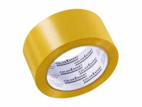 Taśma PVC 30 mm - 30 m żółta T40, UV 14 dni COLOR EXPERT