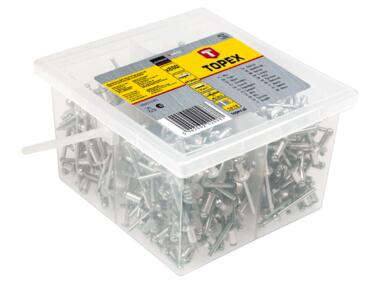 Zdjęcie: Nity aluminiowe 4.0 x 10 mm, 800 sztuk TOPEX