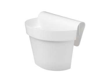 Zdjęcie: Doniczka balkonowa z uchwytem Esprit 30x20 cm biała VERDENIA