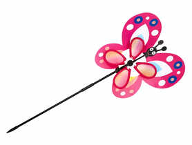Wiatrak ogrodowy motyl 32x32 cm EM&EM