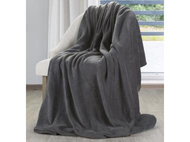 Zdjęcie: Koc Simple 150x200 cm stalowy EUROFIRANY