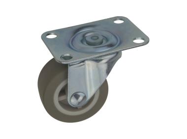 Zdjęcie: Zestaw z kołem gumowym 42 mm, 15 kg płyta obrotowa METRO