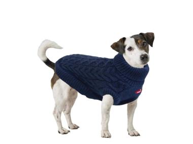 Zdjęcie: Sweter dla psa Jacquard R.35 40 cm Niebieski ZOLUX