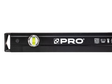 Zdjęcie: Poziomnica PRO800 malowana czarna jednostronnie frezowana 50 cm PRO