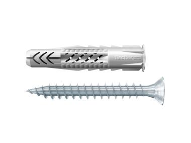 Zdjęcie: Kołek uniwersalny z kołnierzem i hakiem okrągłym Ux 8x50 mm R RH K NV FISCHER