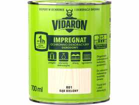 Impregnat ochronno-dekoracyjny dąb bielony 0,7 L VIDARON