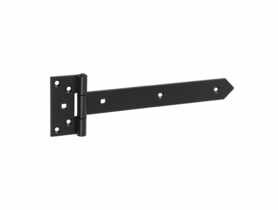 Zawias bramkowy 250x45x90x3,0 mm czarny ZB 250 DMX