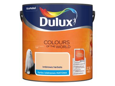 Zdjęcie: Farba do wnętrz Kolory Świata 2,5 L imbirowa herbata DULUX