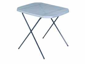 Stolik turystyczny 70 x 53 cm szary-antracyt PATIO