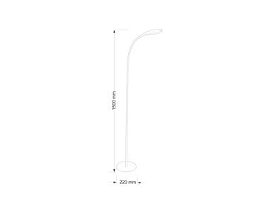 Zdjęcie: Lampa stojąca Swan LED 6,5 W biała ściemnialna POLUX