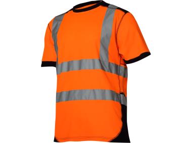 Zdjęcie: Koszulka T-Shirt ostrzegawcza, pomarańczowo-czarny, L, CE, LAHTI PRO