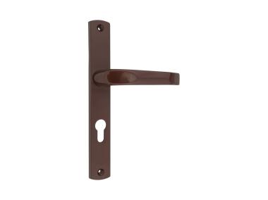 Zdjęcie: Klamka wąski szyld Diana 72 WKL brąz GAMAR