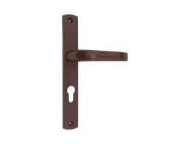 Klamka wąski szyld Diana 72 WKL brąz GAMAR