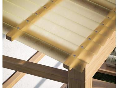 Zdjęcie: Płyta falista 76x18 mm poliester w rolce żółty 100x3000 mm SCALA