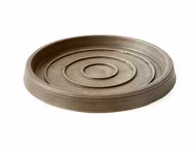 Podstawka pod doniczkę 16,3x16,3x1,5 cm taupe TIN TOURS
