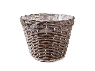 Zdjęcie: Osłonka na doniczkę z folią 31x23 cm duża TIN TOURS